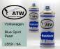 Preview: Volkswagen, Blue Spirit Pearl, LB5X / 9A: 400ml Sprühdose + 400ml Klarlack - Set, von ATW Autoteile West.